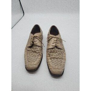 Stacy Adams Men's Madison Oxford Beige Basket Weave US 10‎ M